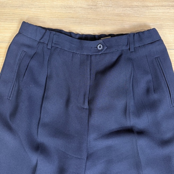 Vintage Nygard Collection navy trousers, Size 10 PETITE - Picture 2 of 7